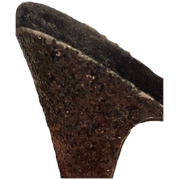 Poetic Licence Perfectly Lovely Black Velvet Glitter Platform Heels Size 10 NIB - Picture 11 of 16